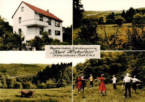 Kemmenau Vegetarisches Erholungsheim Kurt Hickethier Landschaftspanorama