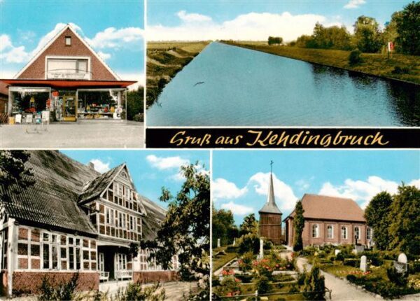 Kehdingbruch Belum Ladengeschaeft Kirche Kanal