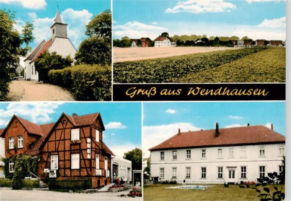 Wendhausen Hildesheim Panorama Kirche REWE Markt Schule