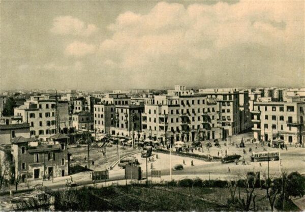 Roma  Rom IT Centocelle Piazza dei Mirti e panorama