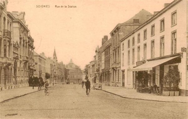 Soignies Hainaut Belgie Rue de la Station