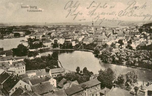 Insterburg Tschernjachowsk RU Panorama Feldpost