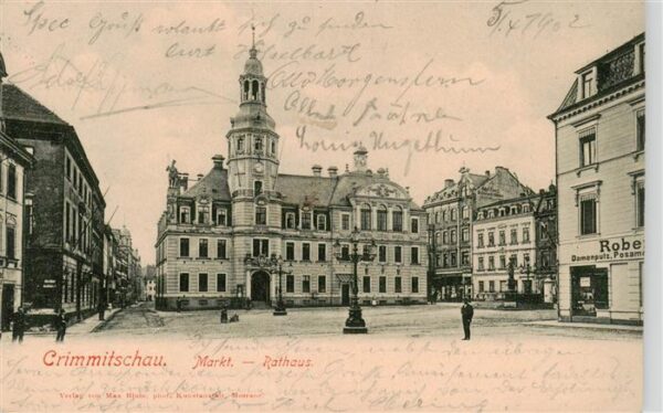 Crimmitschau Markt Rathaus