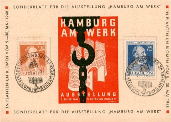 Hamburg am Werk Ausstellung Planten und Blomen 1948