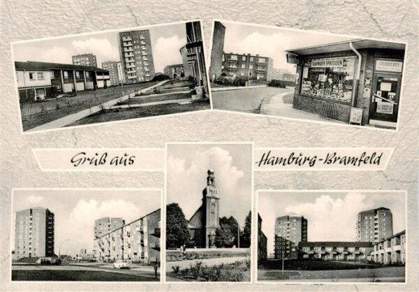 Bramfeld Hamburg Teilansichten Kiosk Elli Knuth