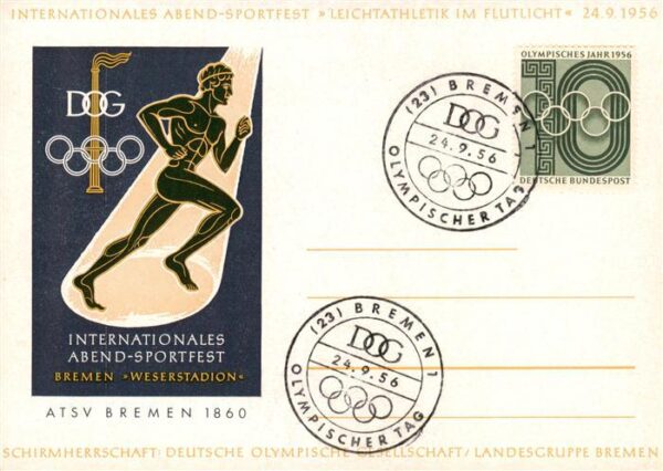 Bremen Internationales Abend Sportfest im Weserstadtion