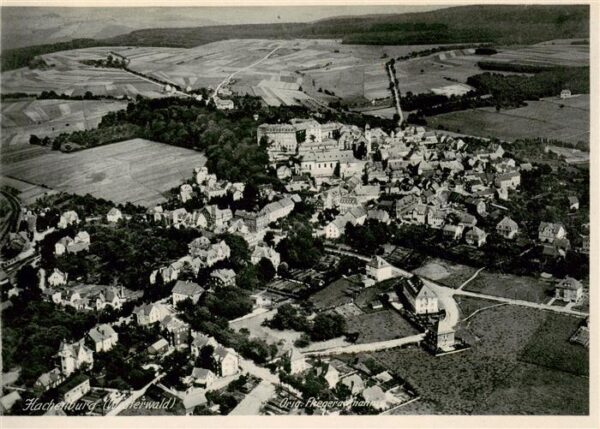 Hachenburg Westerwald Fliegeraufnahme