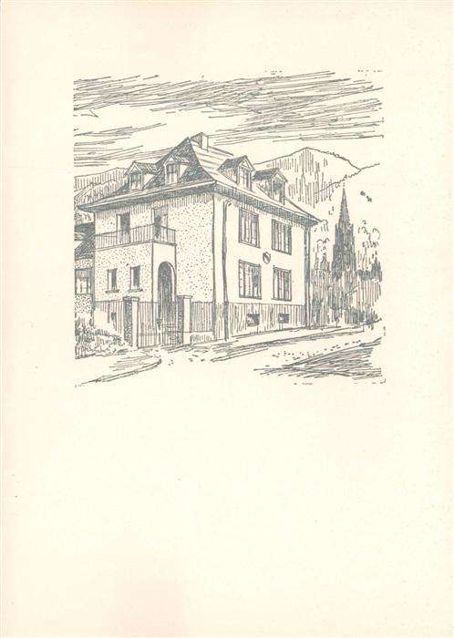 Freiburg Breisgau Freiburger Burschenschaft Teutonia Zeichnung