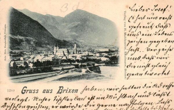 Brixen Bressanone Suedtirol IT Panorama