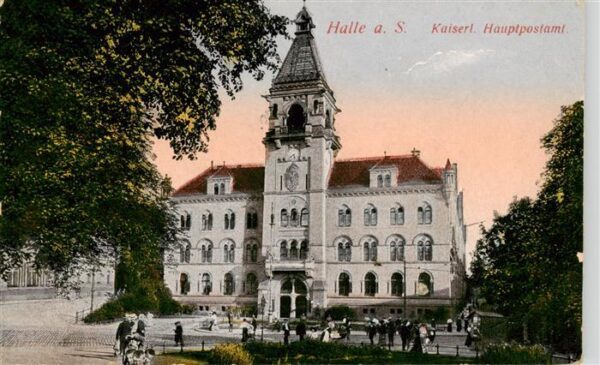 Halle Saale Kaiserliches Hauptpostamt Feldpost
