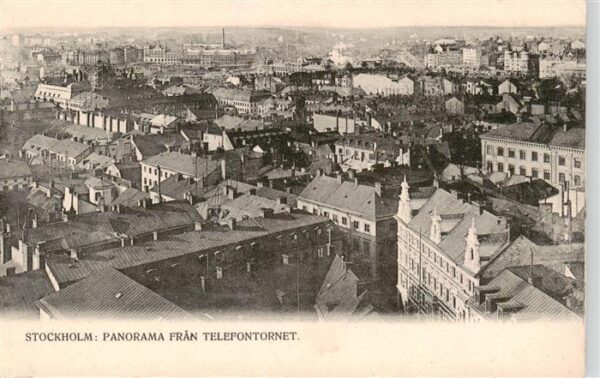 Stockholm Panorama fran Telefontornet