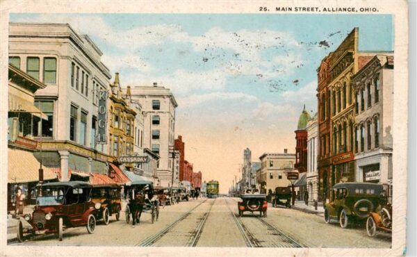 Alliance Ohio USA Main Street