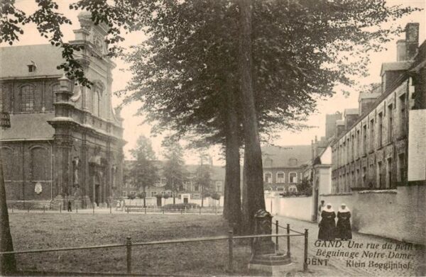Gand Belgien Une rue du petit Béguinage Notre Dame Klein Beggijnhof