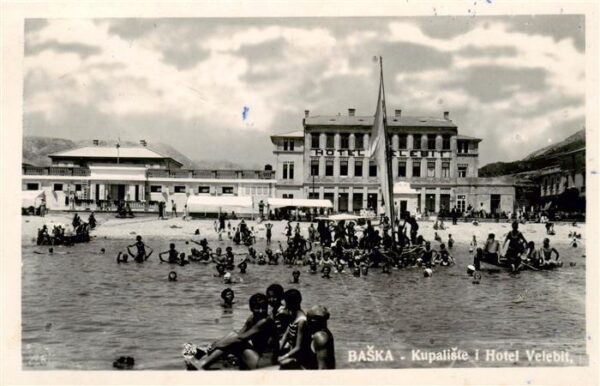 Baska Otok Krk Croatia Kupaliste i Hotel Velebit