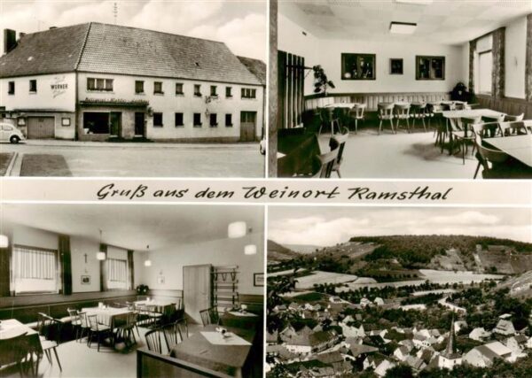 Ramsthal Gasthaus Pension Wahler Gastraeume Panorama