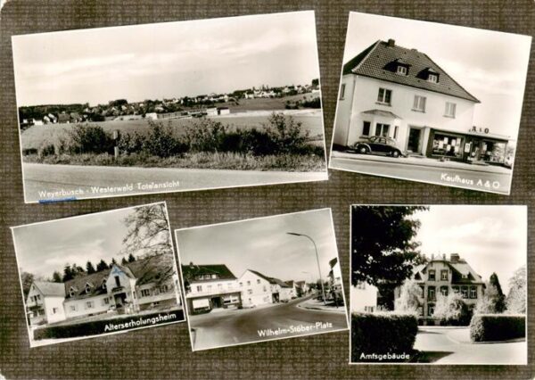 Weyerbusch Total Kaufhaus Alterserholungsheim Wilhelm Stoeber Platz Amtsgebaeude