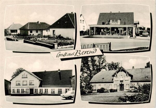 Berend Schleswig Holstein Teilansichten Gasthaus Kaufladen Villa