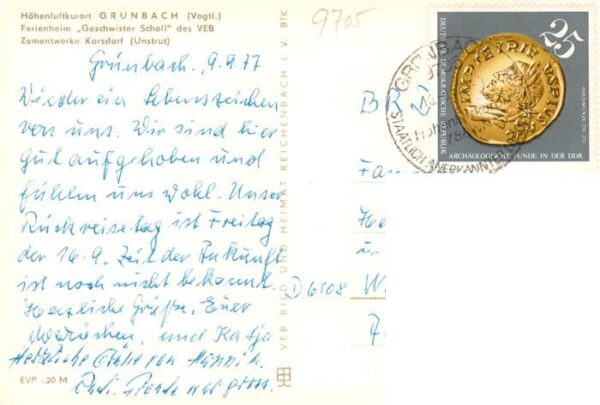 Gruenbach Vogtland Ferienheim Geschwister Scholl – Bild 2