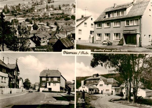 Viernau Teilansicht Gasthof Ernst-Thaelmann-Strasse Ratsmuehle