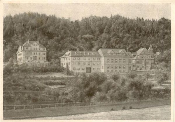Rathen Saechsische Schweiz Diakonissenheim Felsengrund Elbepartie