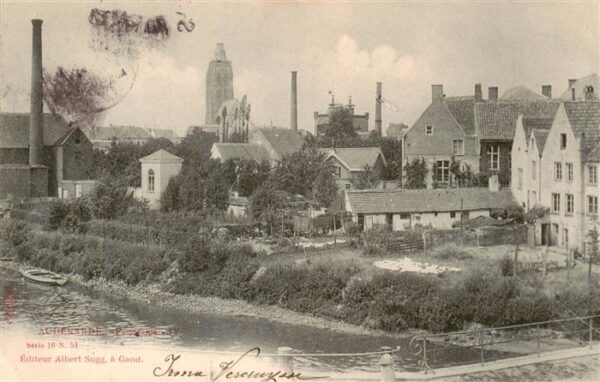Audenarde Audenaerde Oost-Vlaanderen Belgie Panorama