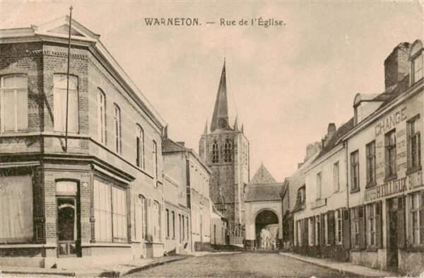 Warneton  Comines-Warneton Belgie Rue de l’Eglise Feldpost