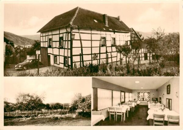 Hasenfeld Heimbach Landhaus zu den Weinbergen Gastraum Garten