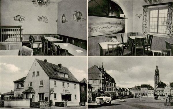 Koenigshofen Bad Fraenkische Bier- und Weinstube Ortszentrum Kirche