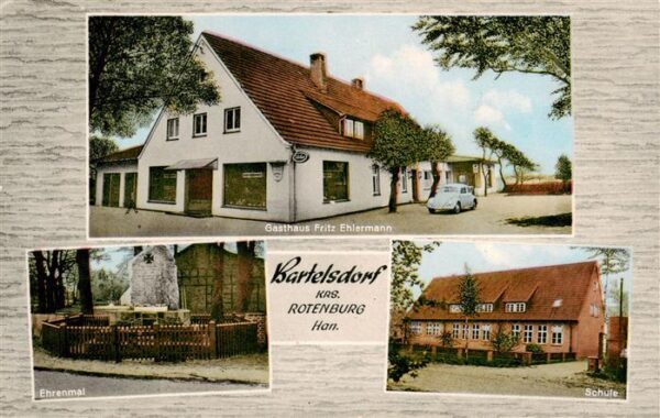 Rotenburg Wuemme Gasthaus Fritz Ehlermann Ehrenmal Schule