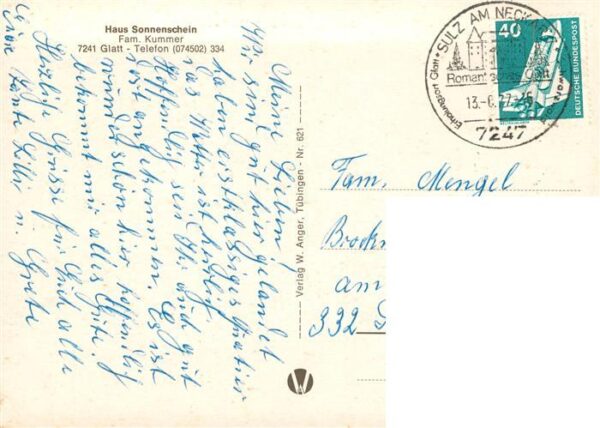 Glatt Sulz Neckar Gaestehaus Pension Haus Sonnenschein – Bild 2
