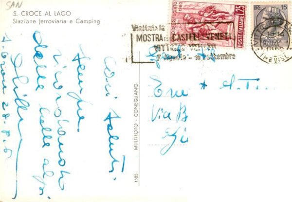 San Croce al  Lago Santa Croce del Lago IT Stazione ferroviaria e Camping – Bild 2
