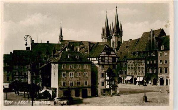 Eger  Cheb CZ AH Platz Innenstadt
