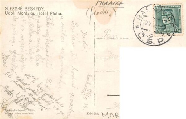 Moravka Morawka CZ Slezske Beskydy Udoli Moravky Hotel Picha – Bild 2