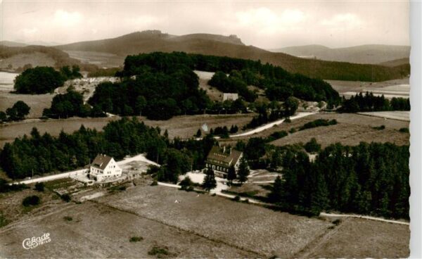Brilon Jugendherberge am Poppenberg Fliegeraufnahme