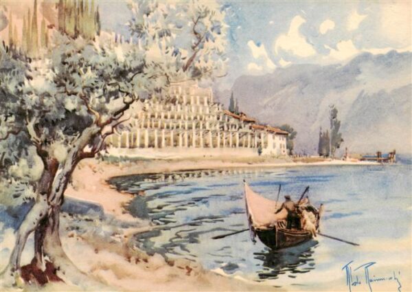Tignale del Garda IT Limonaia Kuenstlerkarte
