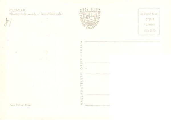 Olomouc Olmuetz CZ Namesti Rudé marmady Haunschilduv palac – Bild 2