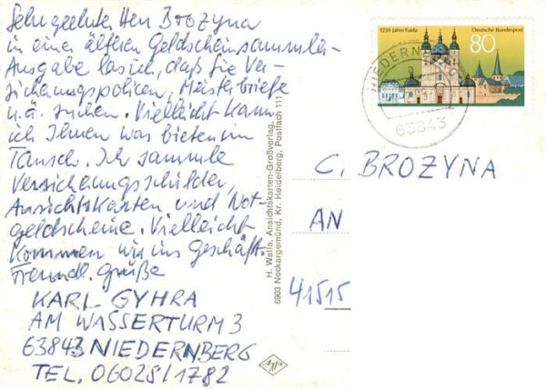 Babenhausen Dieburg Hessen Hochhaeuser Rathaus Schloss Am Hexenturm – Bild 2