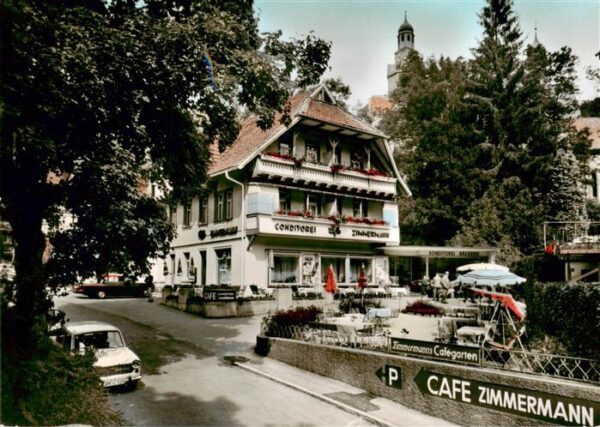 Todtmoos Cafe Zimmermann Conditorei Cafégarten
