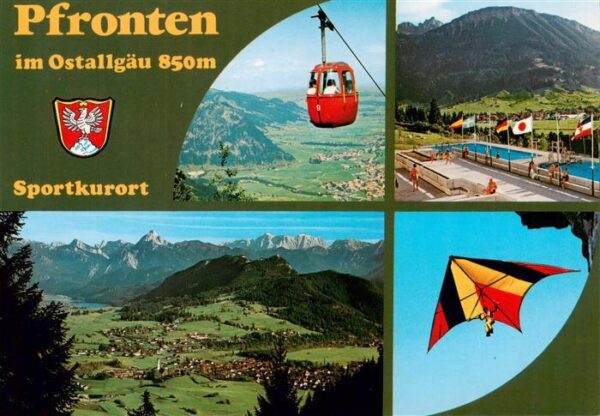 Pfronten Gondelbahn Schwimmbad Panorama Drachenflieger