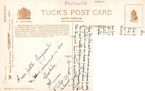 Verlag Tucks Oilette Serie Nr. Hillswick Shetland Isles – Bild 2