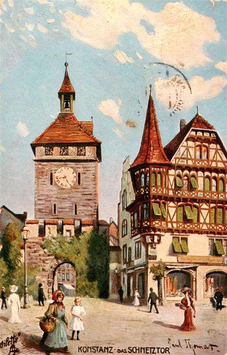 Verlag Tucks Oilette Serie Nr. Nr.684 B Konstanz Schmetztor