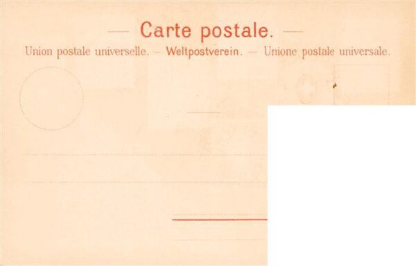 Briefmarken auf Postkarte Telegraphenmarken Schweiz – Bild 2