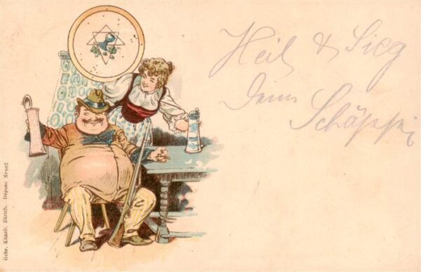 Bier Beer Biere Gebr. Kuenzli Zuerich Nr.962 Feldkirch Litho
