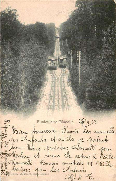 Zahnradbahn Rack Railway-- Funiculaire Macolin