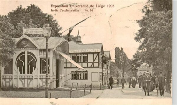 Exposition Universelle Liege 1905 Jardin d acclimatation No.64