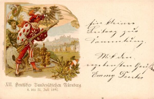 Schiesssport Nuernberg 1897 Litho