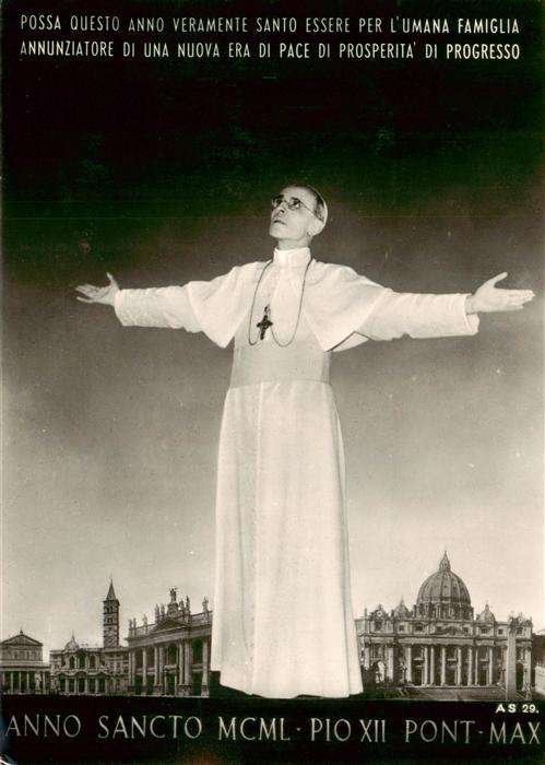 Papst Pope Pape Pio XII