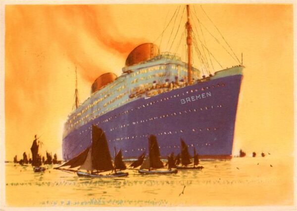 Dampfer Oceanliner Bremen