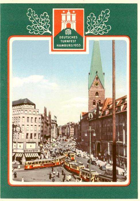 Turnfest Hamburg Strassenbahn