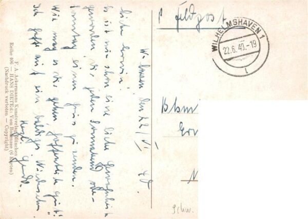 DIETER Hans (1881-1968) Bodenseekuenstler Nr.4036 Die Angler – Bild 2